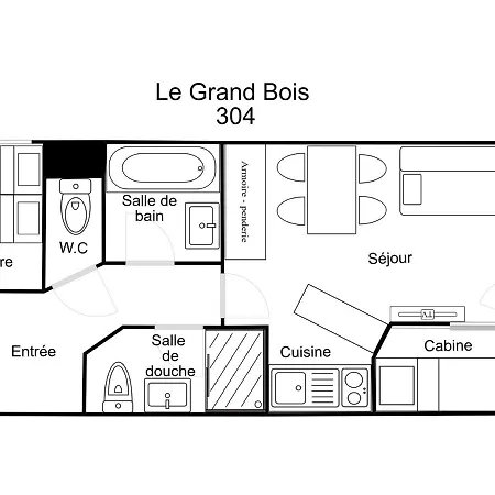 La Tania, 2 Pièces, 6 Personnes - Fr-1-182a-10 * Courchevel