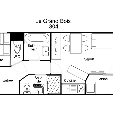 Confortable 2 Pièces + Skis Aux Pieds Pour 5/6 Pers, Proche Commerces - Fr-1-182a-10